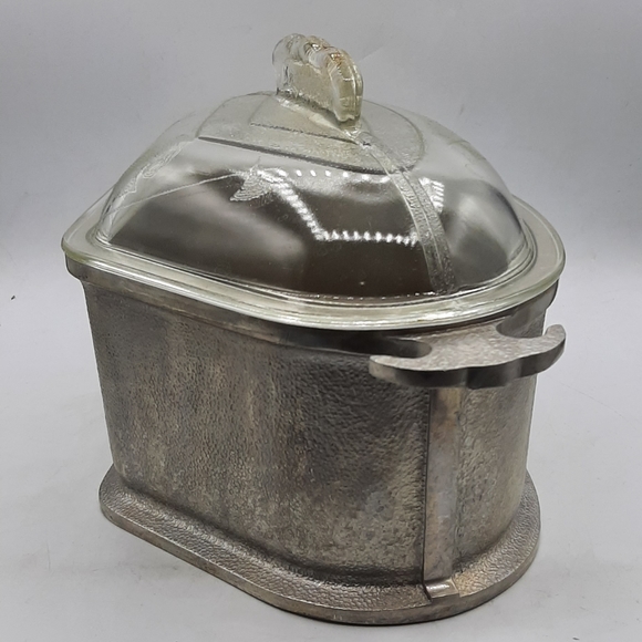 Vintage Guardian Cookware Aluminum Ecomony Trio's One Section With Glass Lid - Picture 2 of 9